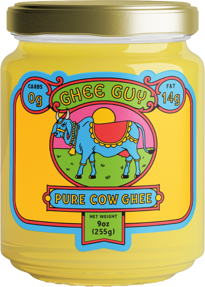 One 9oz jar of Ghee Guy